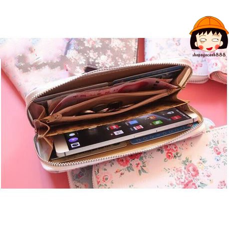 Bóp Ví Dài Cầm Tay Nữ Họa Tiết Hoạt Hình Xinh Xắn Đựng Vừa Ip6,6+,7,7+,8,X,... | BigBuy360 - bigbuy360.vn