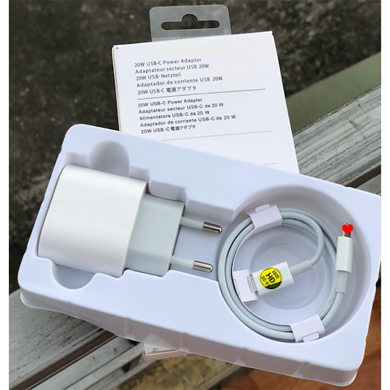 Bộ Sạc Nhanh 13 ProMax 20W Chân Tròn Cao Cấp / Sạc Điện Thoại 12Pro 20W Full Hộp Sạc Cực Nhanh - Bảo Hành 3 Tháng