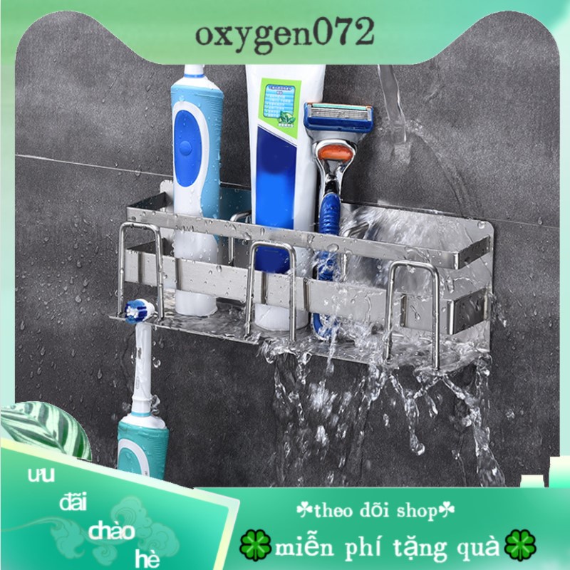 Oxygen072 Giá đỡ bàn chải đánh răng bằng Thép không gỉ gắn tường Trong dòng Thép không gỉ 3 người Thông số kỹ thuật Treo Bộ lưu trữ Bàn tường
