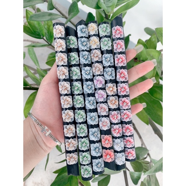 hoa nail_hoa bột( vuông full chaan 9 cánh)