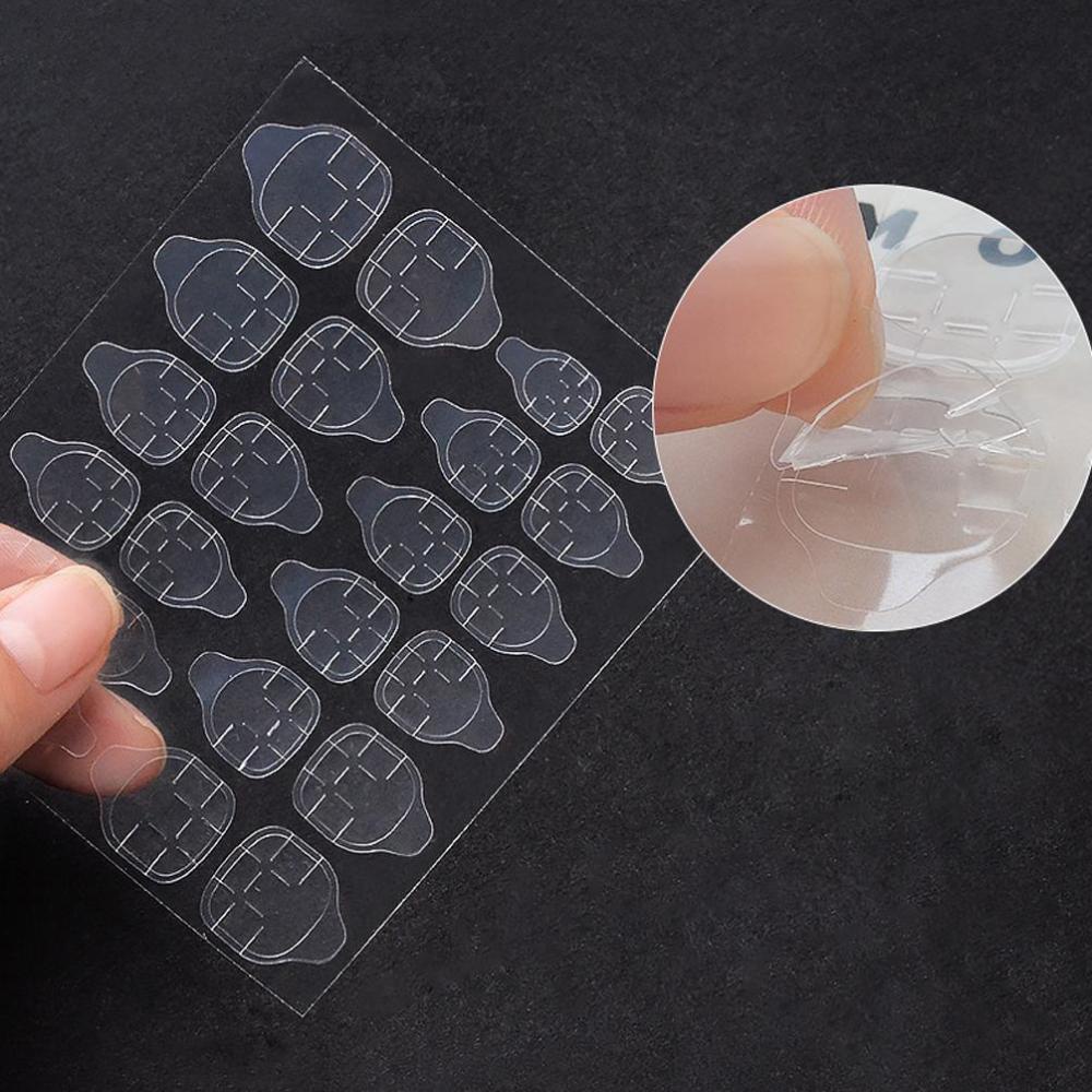Băng Keo Dán Móng Tay Giả Hai Mặt Dẻo Trong Suốt Chống Thấm Nước O7Q7