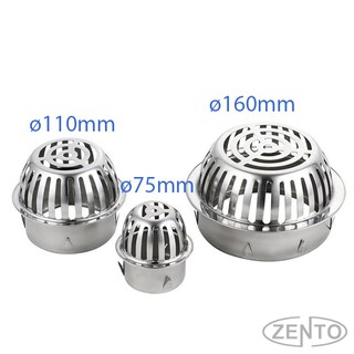 Thoát sàn ban công inox TS100-D160