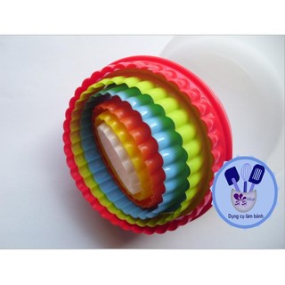 Bộ 6 Khuôn cutter (pateso) tròn