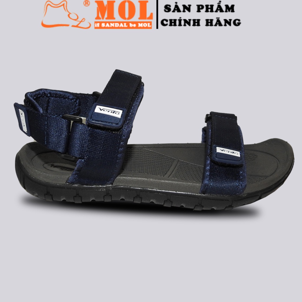 Giày sandal Vento nam 2 quai ngang vải dù có quai hậu tháo rời mang đi học đi biển du lịch NV8302B có big size