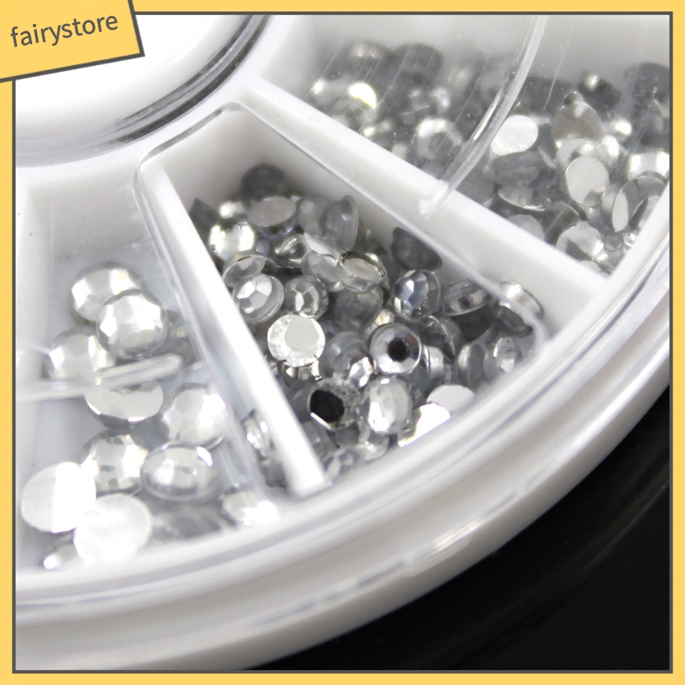 [Hàng mới về] Hộp 300 đá giả đính móng trang trí nghệ thuật 3D xinh xắn