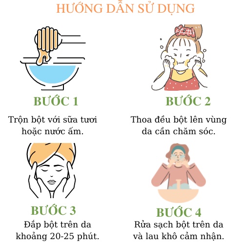 Tinh Bột Cám Gạo Nguyên Chất Nobiishop Hanmade Tẩy Tế Bào Chết 100Gr | BigBuy360 - bigbuy360.vn