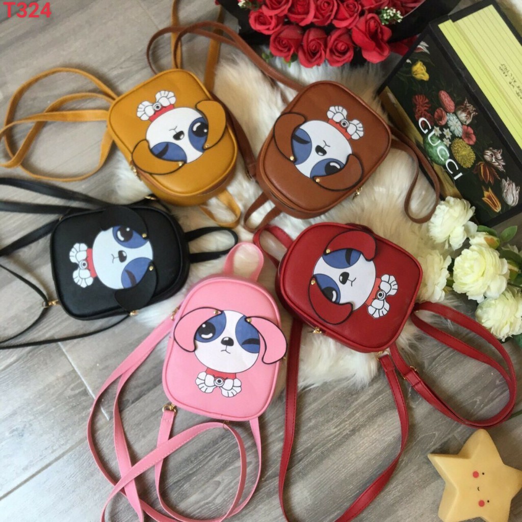 Balo Nữ Mini Cún Con Dễ Thương