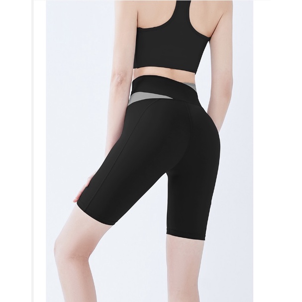 Bộ Tập Gym Nữ Hot Trend Quần Đùi Áo Bra TH SPORT Tập Gym Thể Dục Yoga Aerobic Picnic Dã Ngoại Nữ TH041 (Bộ Black)