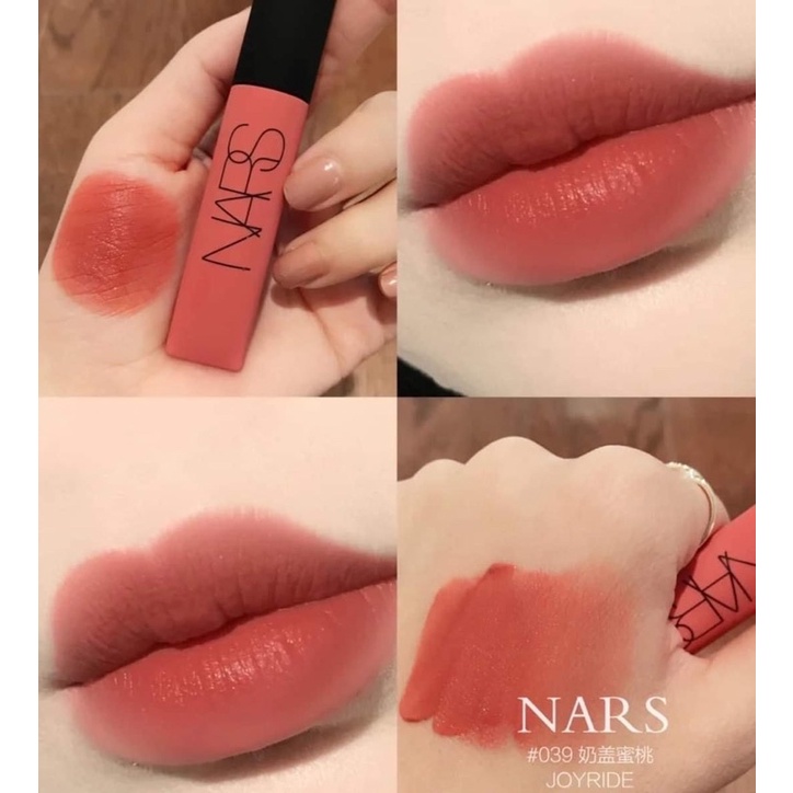 Có sẵn Có Bill - Son kem Nars Air Matte Lip Color màu Pin Up, Power Trip, Morocco, Joyride, Thrust (son dạng cream)