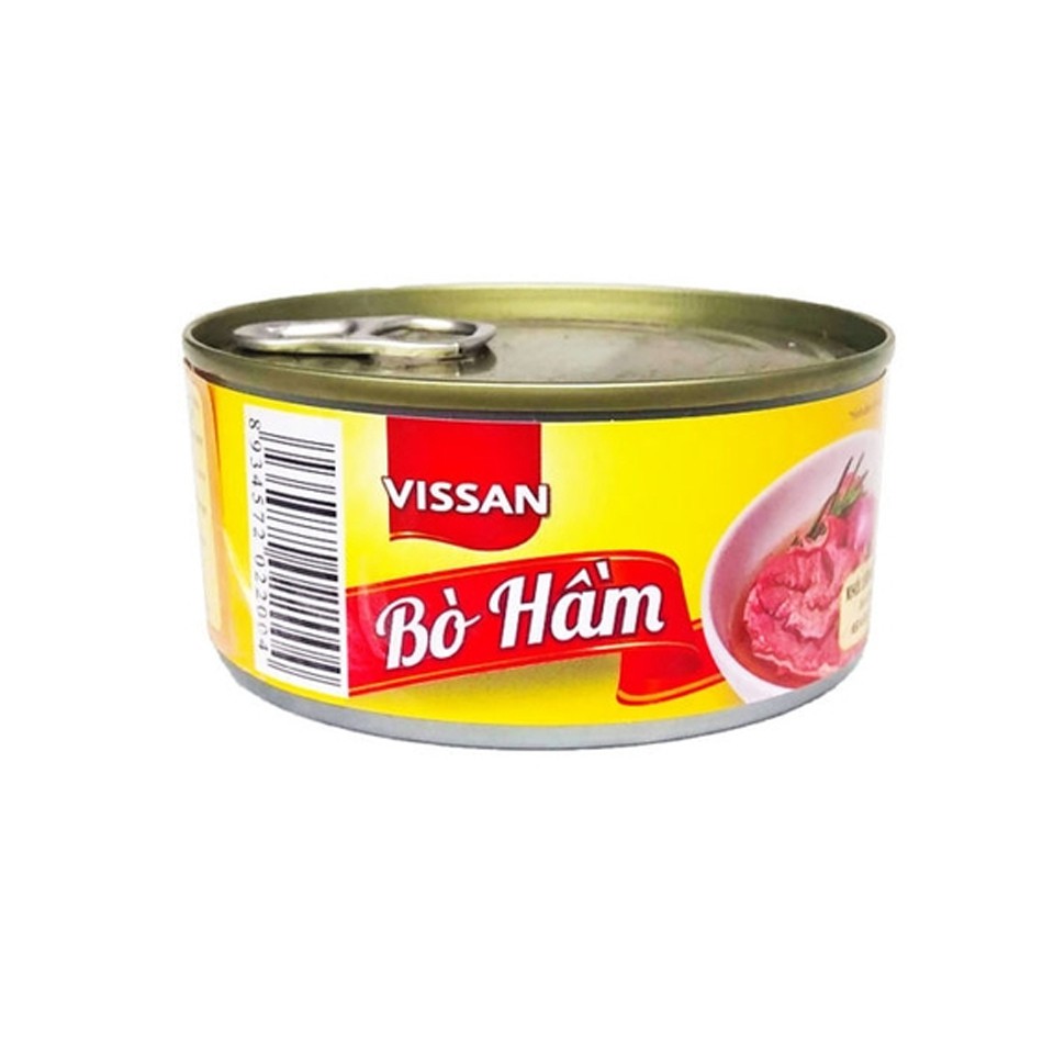 Combo 4 hộp Bò Hầm Vissan Hộp 150g ( lon in)