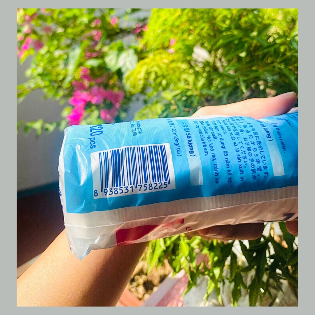 Bông Tẩy Trang Jomi Cotton Pads Nhật 120 miếng