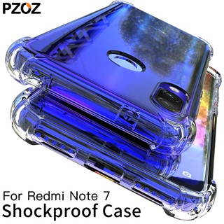 Ốp điện thoại silicon cho Xiaomi Redmi Note 7 bo tròn 4 góc chống sốc