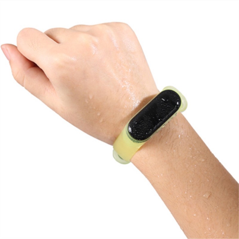 Dây đeo đồng hồ màu trong suốt không thấm nước cho đồng hồ thông minh Xiaomi Mi Band 5 MiBand 3 4 5 6