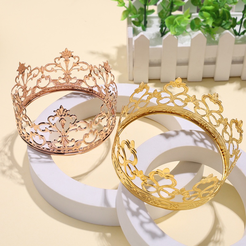 Vương Miện Công Chúa Bằng Kim Loại Chất Lượng Cao Trang Trí Bánh Kem Tiệc Sinh Nhật Đám Cưới/ Lễ Tình Nhân Cho Bé Gái / Bé Gái