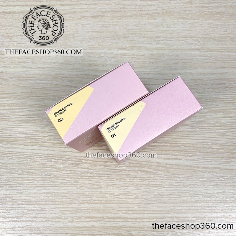 Kem Nền CC Cream Aura Color Control Cream The Face Shop