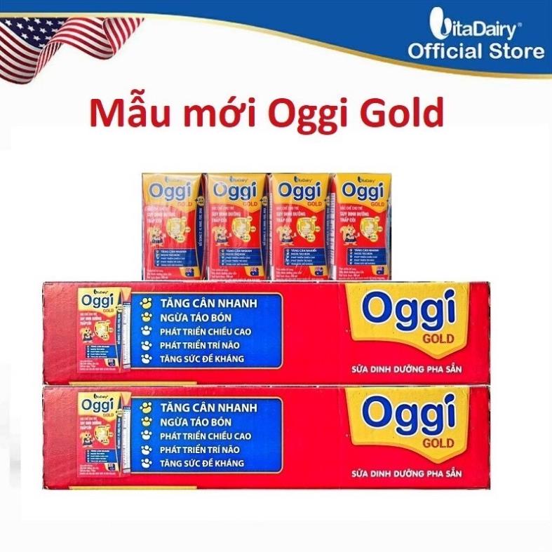 Sữa Bột Pha sẵn Oggi Thùng 48 Hộp [ Gold , Váng Sưa , Vani ] [ Mẫu Mới ] [ Thùng x 48H ] [ date luôn mới ]