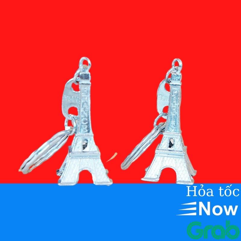 Móc khóa xe máy, ô tô, móc khóa túi sách cao cấp hình tháp Eiffel