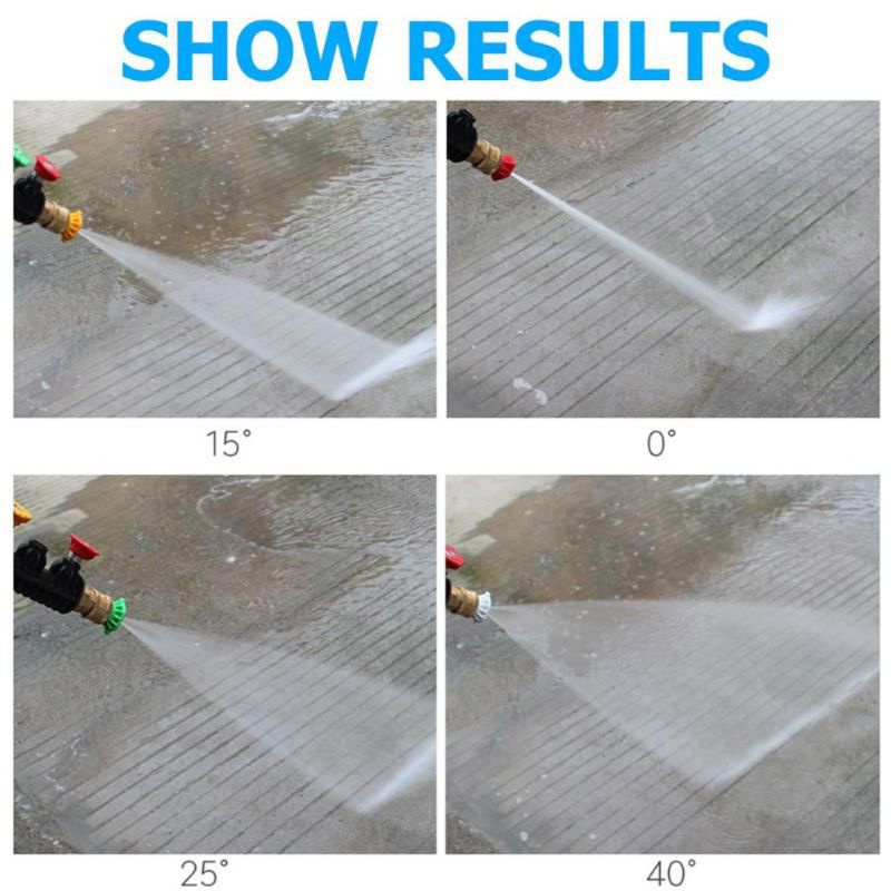 Vòi Xịt Nước Áp Suất Cao Bằng Kim Loại Với 5 Đầu Phun Cho Karcher K Series K2 K3 K4 K5 K6 K7