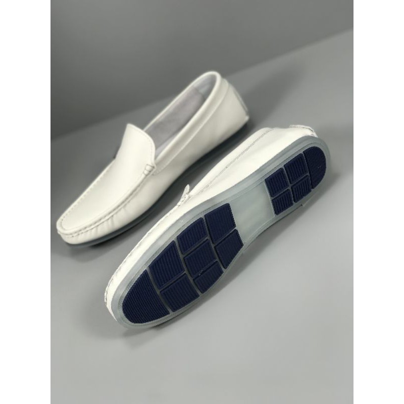 Giày lười da nam mũi vuông đế dẻo ECCO 2021