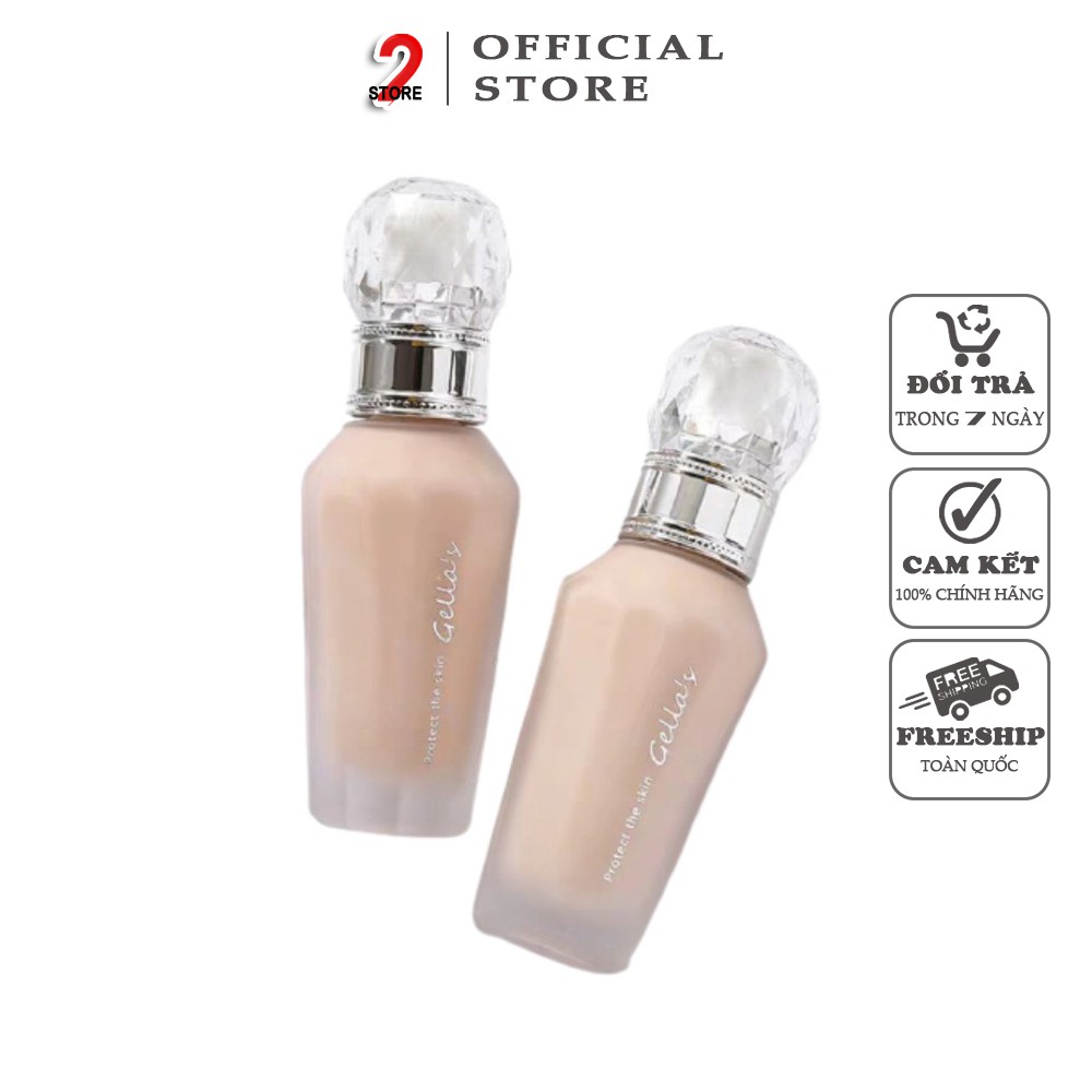 Kem nền GELLAS Clear Flawless Liquid Foundation