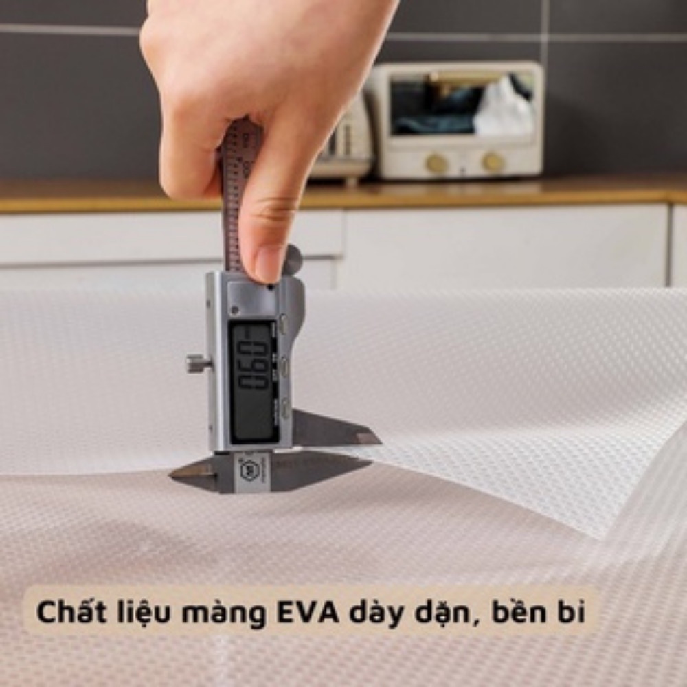 Miếng lót chống thấm tủ lạnh tủ bếp ngăn kéo tủ quần áo tấm cuộn chống ẩm bẩn mốc chất liệu EVA không thấm nước