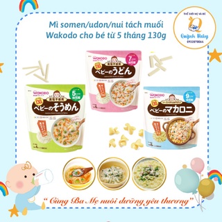 Mì somen, mì udon, nui xoắn Wakodo cho bé ăn dặm