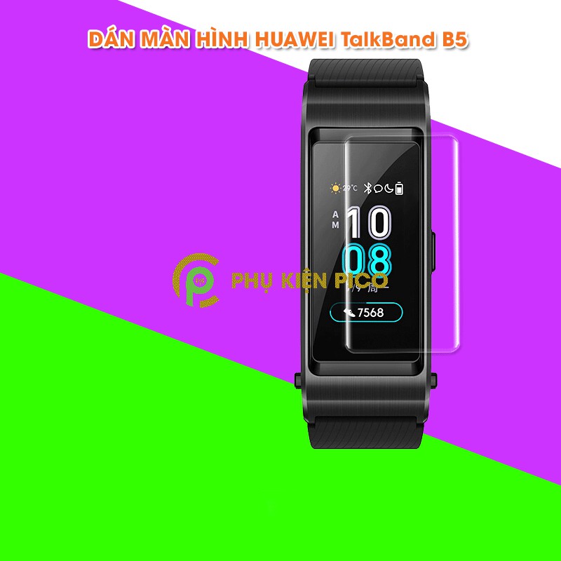 Miếng dán dẻo đồng hồ Huawei Talkband B5 chống xước chống bụi bẩn