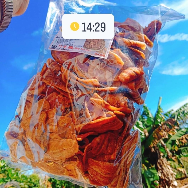 COMBO 2 KG CHUỐI SẤY GIA LAI NGON GIÒN RỤM