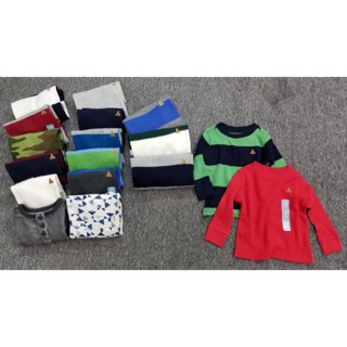 Áo dài tay bé trai bé gái baby Gap xuất xịn set 3 áo