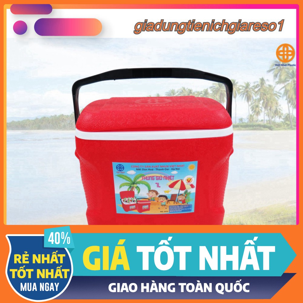 [Rẻ Vô Địch] PHÍCH ĐÁ VUÔNG 7L 15l  -Thùng đá vuông đa năng vỏ nhám sang trọng, bền đẹp.