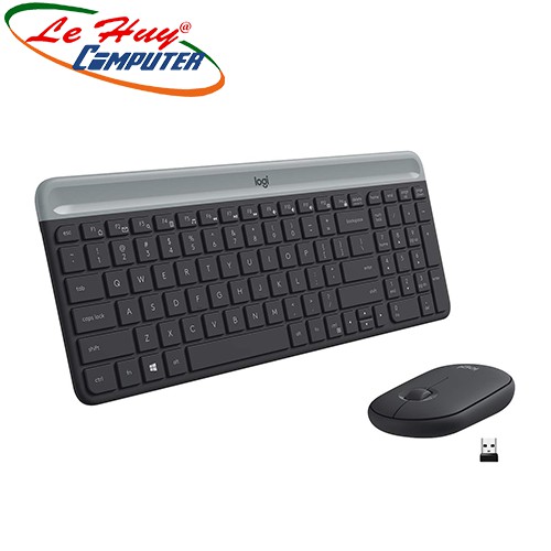 Bộ bàn phím và chuột không dây Logitech MK470