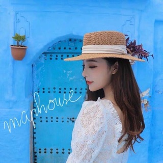 Mũ gaucho viền trắng