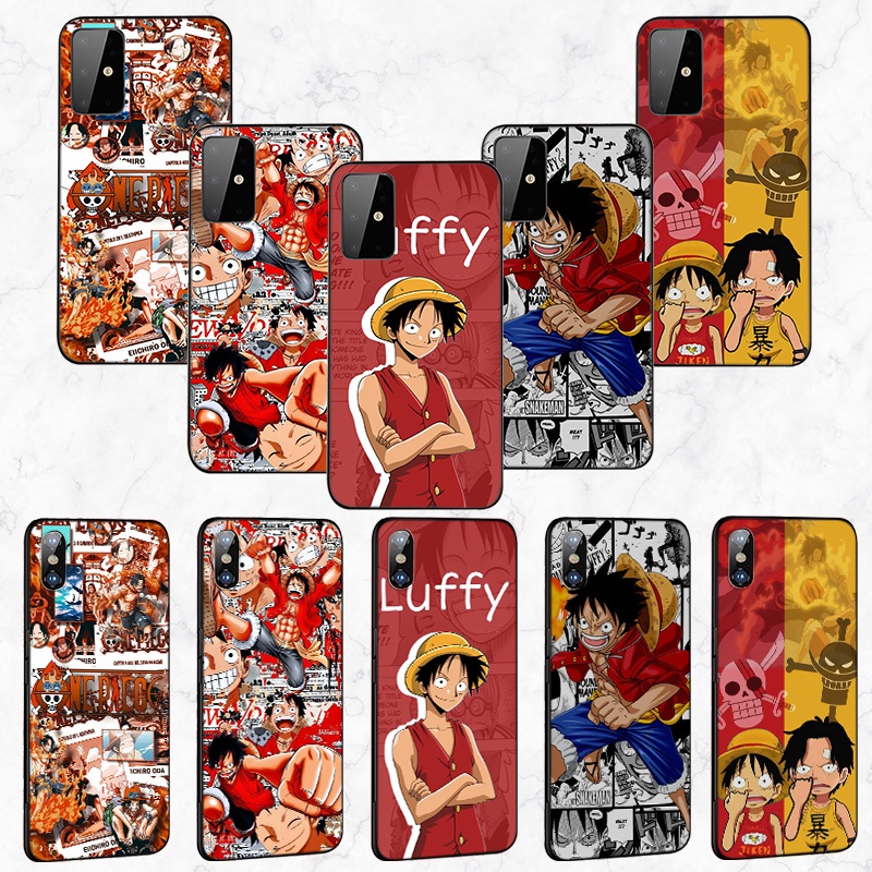 Ốp Điện Thoại Mềm Hình ONE PIECE Luffy Cho iPhone 7 8 7+ 8+ 6+ 6S+ XR XS Max 5 5s GA167