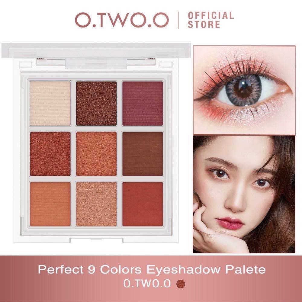 (hàng Mới Về) Bảng Phấn Mắt O.two.o 9 Màu Sắc Hiệu Ứng Lì / Ánh Nhũ Thời Trang Mờ / Matte | BigBuy360 - bigbuy360.vn