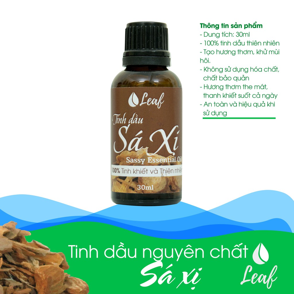Tinh Dầu Xá xị, Sả chanh, Bạc Hà, Bưởi, Cafe, Quế LEAF Nguyên Chất, Thiên Nhiên Nguyên Chất Xông Phòng