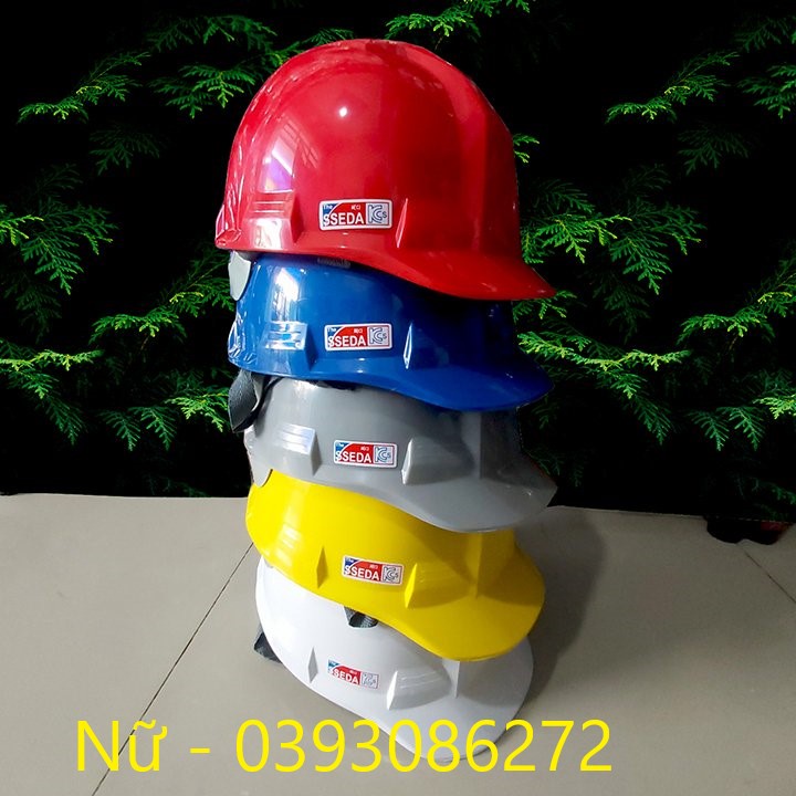 Mũ bảo hộ lao động kiểu SSEDA IV hàn quốc khóa vặn nón bảo hộ lao động bảo vệ đầu khi làm việc công trình