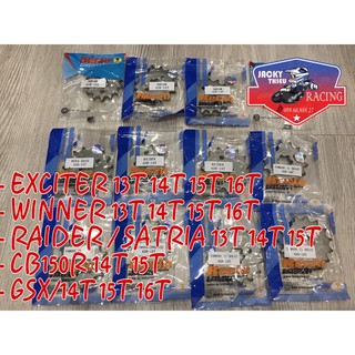 NHÔNG EXCITER 13T 14T 15T 16T - WINNER 13T 14T 15T 16T - RAIDER / SATRIA 13T 14T 15T - CB150R 14T 15T GSX/14T 15T 16T