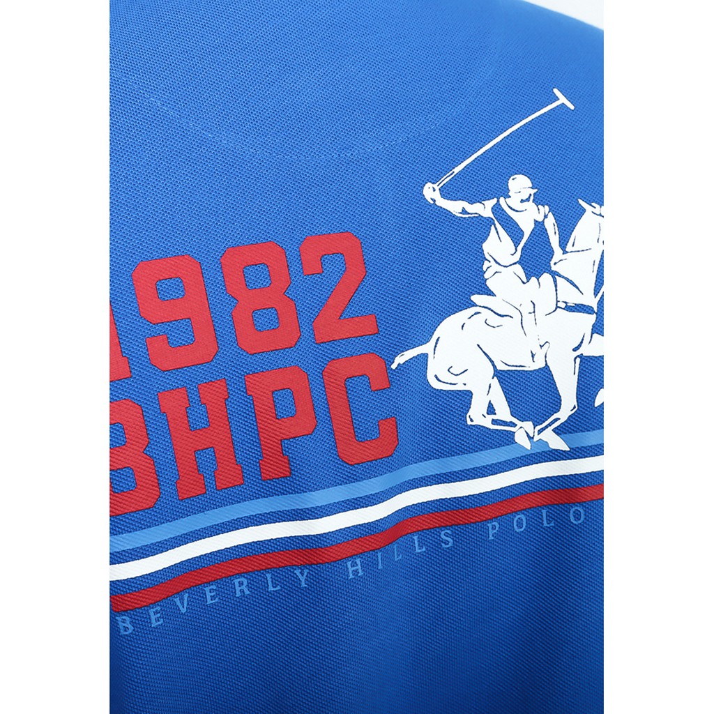 Áo thun có cổ Beverly Hills Polo Club màu xanh dương - MAPN0006