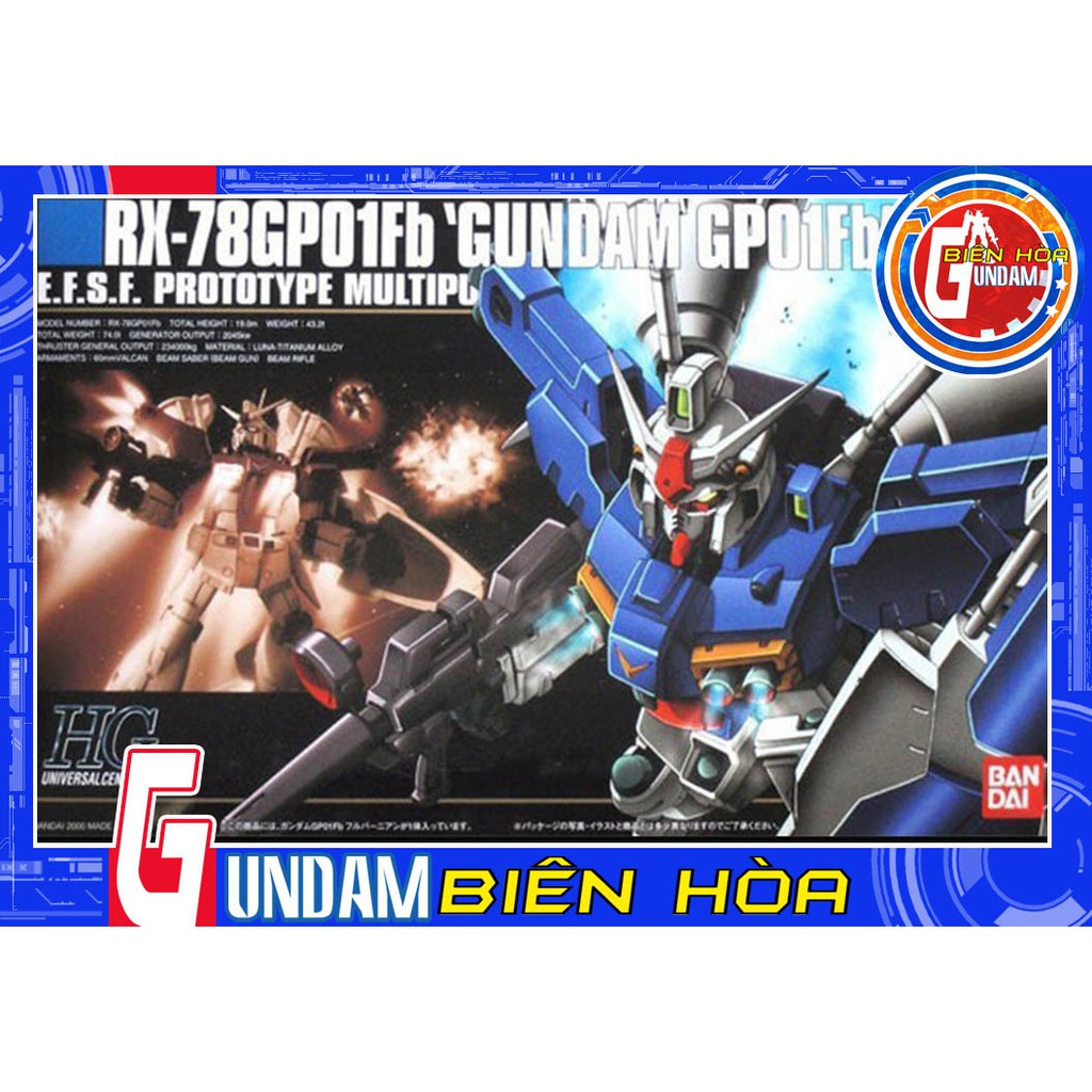 Mô hình Gundam HG RX-78 GP01Fb Gundam GP01 Full Vernian