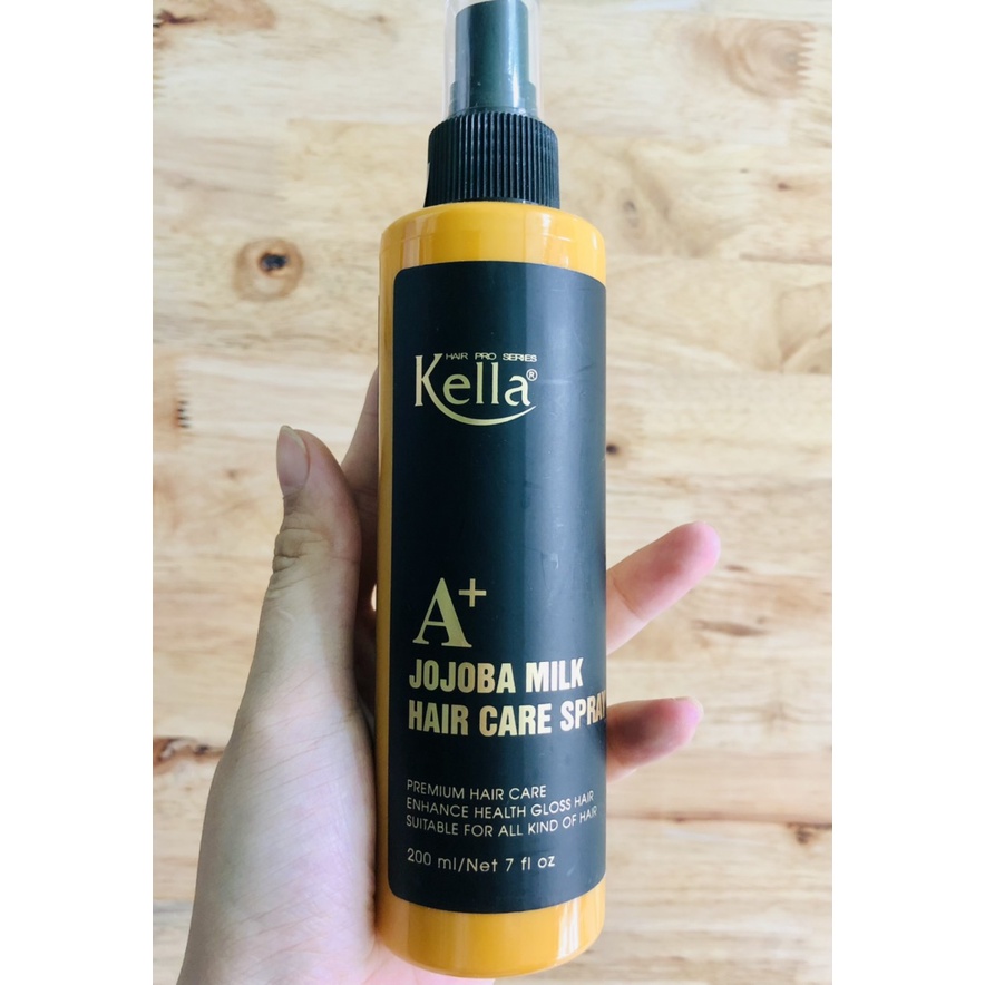 Xịt Tóc Kella JoJoBa - Sữa dưỡng tóc cao cấp Kella Jojoba Milk A+ 200ml