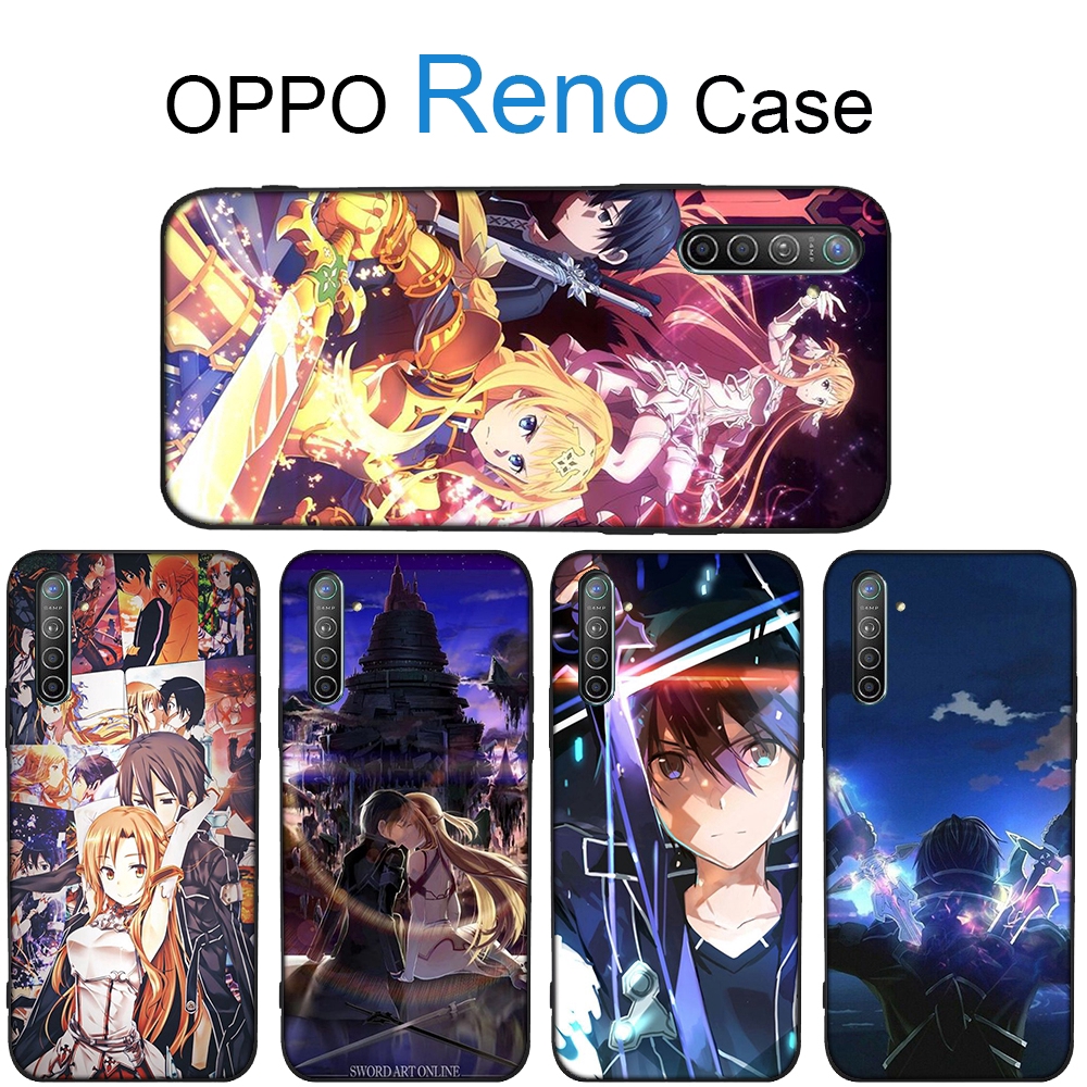 Ốp điện thoại mềm hình Sword Art Online cho OPPO RENO 3 ACE 10X 2F 2Z 2 Z K3 MD72