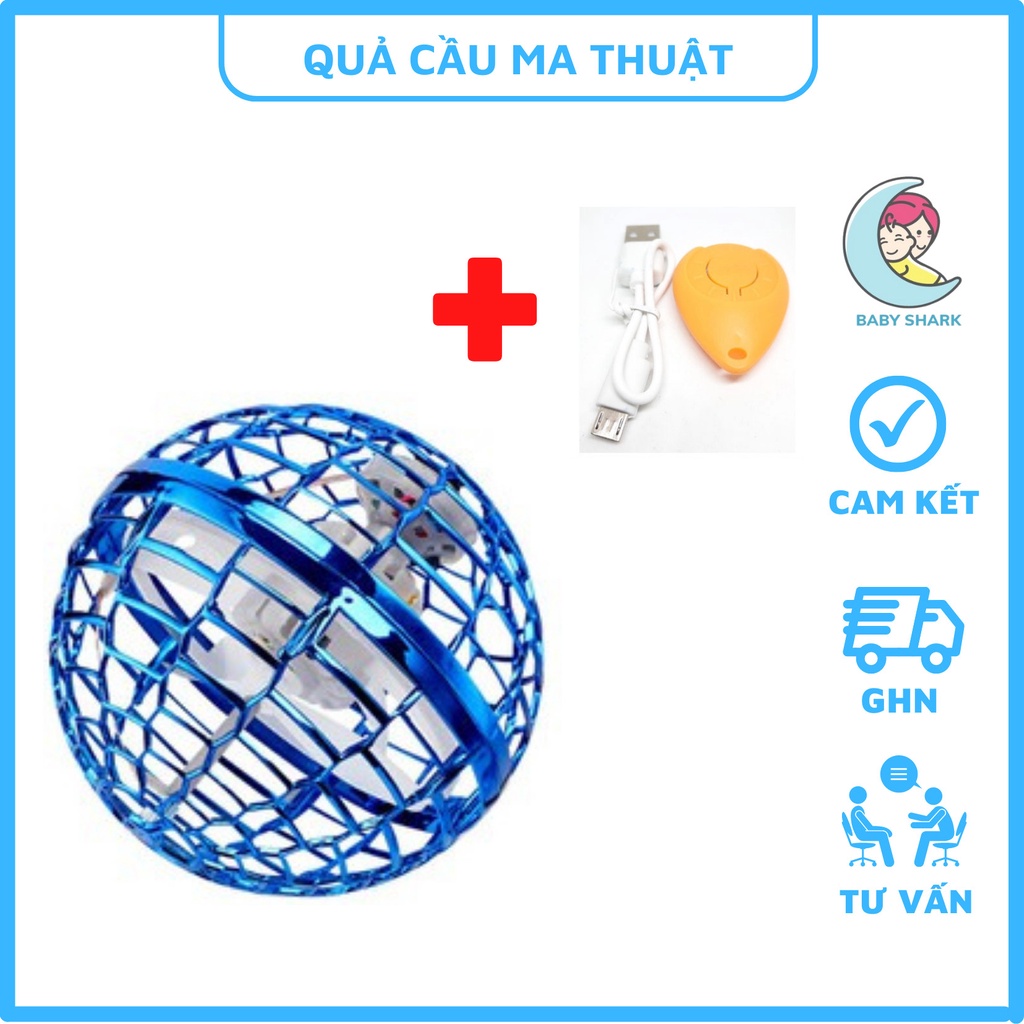 Bóng bay ma thuật UFO xoay tròn hiệu ứng Boomerang,quả cầu ma thuật bay nhựa ABS an toàn cho bé