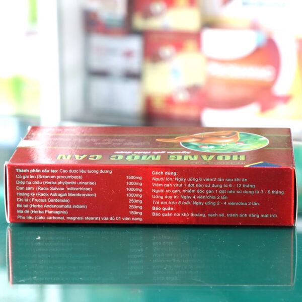 Hoàng Mộc Can - Hỗ trợ tăng cường chức năng giải độc gan (30 viên)