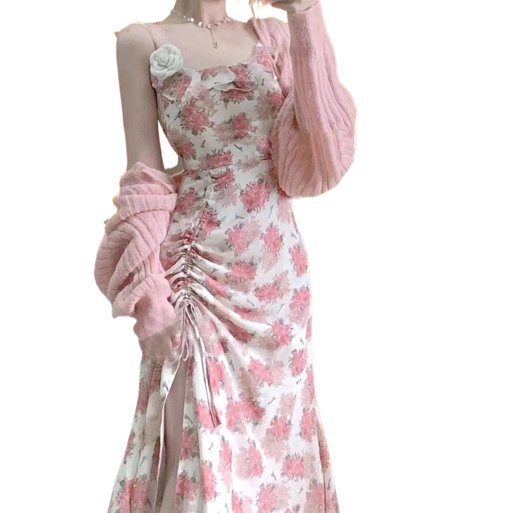 Set Áo Sơ Mi Và Chân Váy Phong Cách Retro Thời Trang Cho Nữ