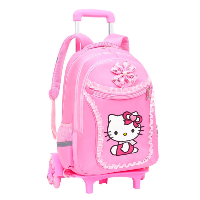 Ba Lô Đi Học Có Bánh Xe Kéo Dễ Thương Xinh Xắn Dành Cho Bé Lớp 1-3-5-6