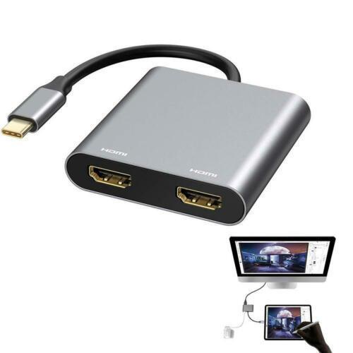 Hub Chuyển Đổi Type-C Sang HDMI 2 Trong 1 4K Cho Macbook Laptop Điện Thoại
