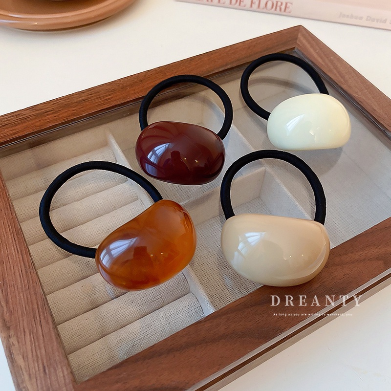 Dây Buộc Tóc Hình Chữ C Đơn Giản Dễ Phối Đồ Dành Cho Nữ