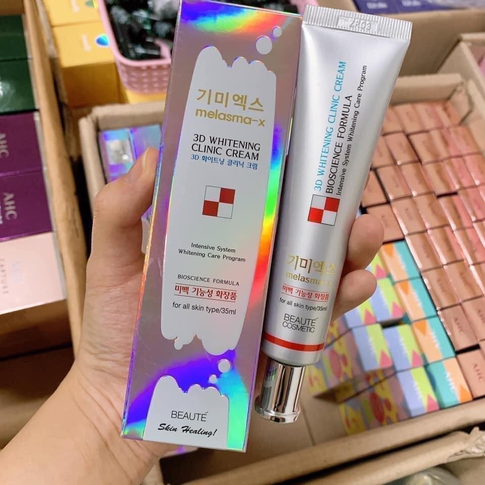 Kem dưỡng trắng mờ nám tàn nhang Melasma-X 3D Whitening Clinic