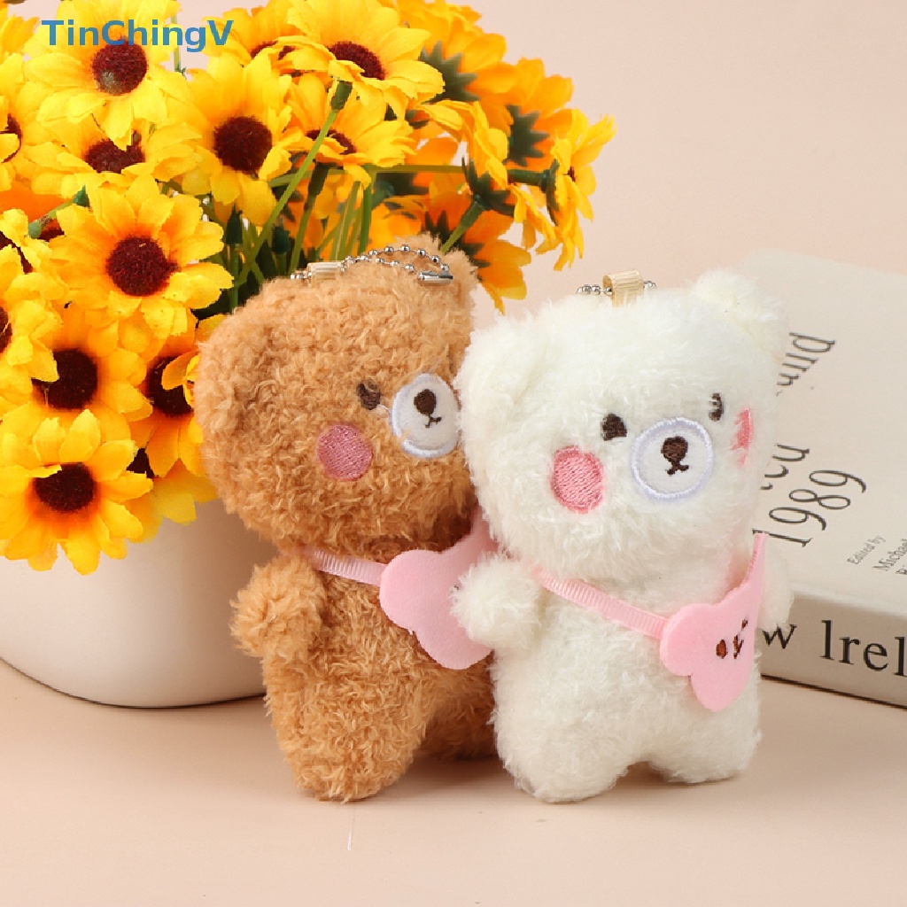 [TinChingV] Móc Khóa Cặp Đôi Gấu Bông Mini 12CM
