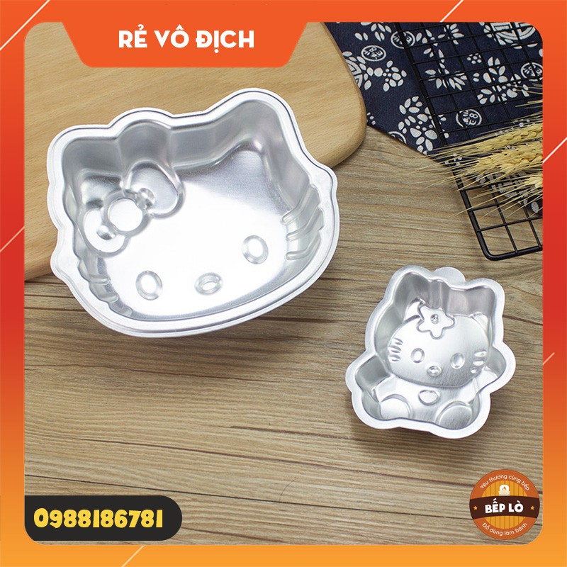 Khuôn Hello Kitty làm thạch, flan, rau câu, pudding H625, H635, H636